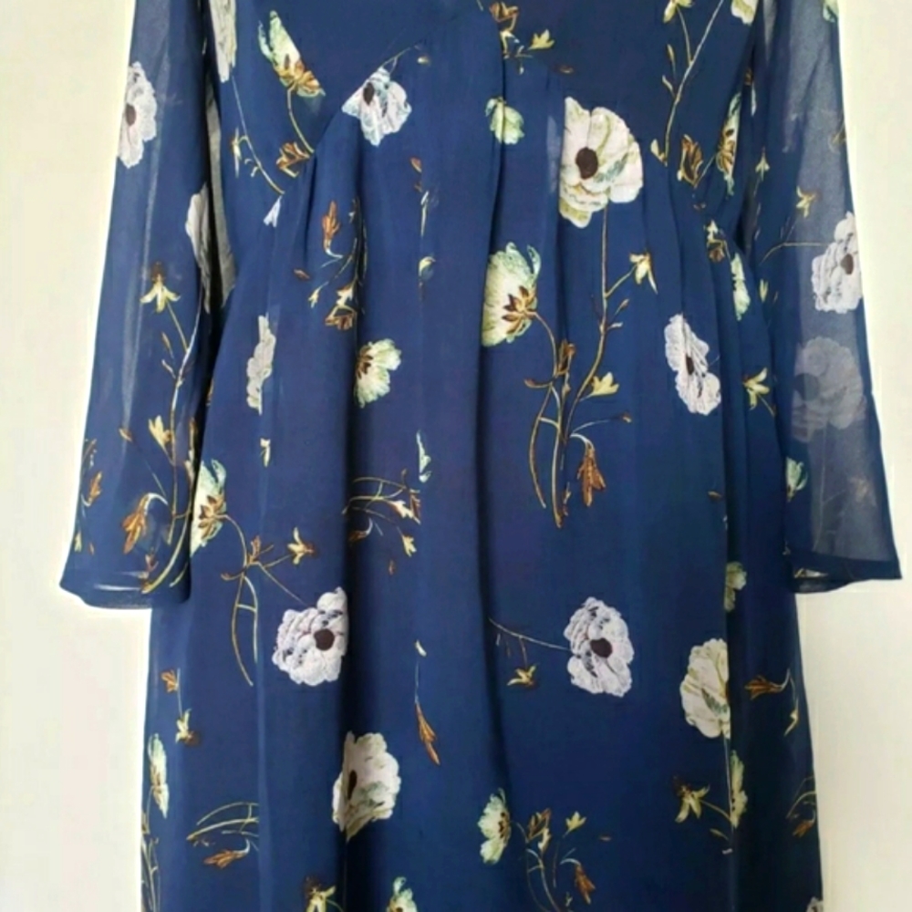 BB DAKOTA navy blue dress size XS - Picture 7 of 11